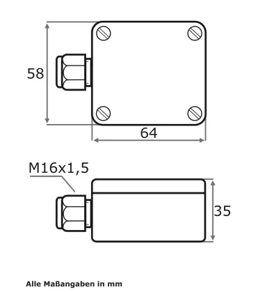 Aussenfühler im IP65 Gehäuse