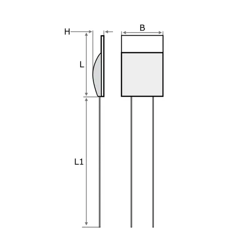 Platin-Sensor, TMax 500 °C, PT1000