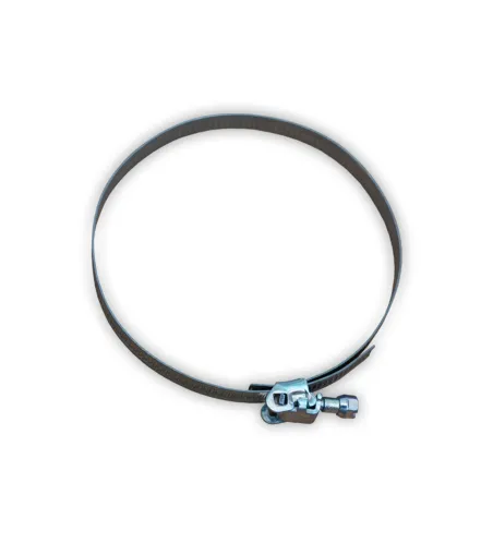 Rohrschelle mit Spannband Schnellverschluß Edelstahl