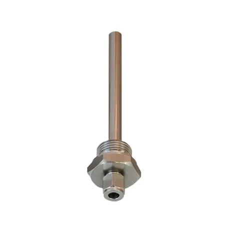 Tauchhülse aus Edelstahl G1/2 Zoll mit PTFE-Klemmring