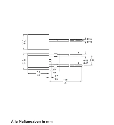 NXP Temperatursensor KTY81-210 KTY81-110 PTC