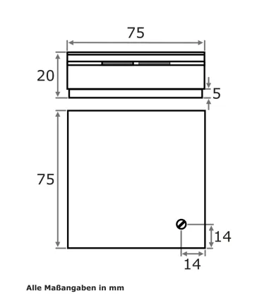 Raumtemperaturfühler Aufputz NTC 10kOhm 5kOhm 20 kOhm