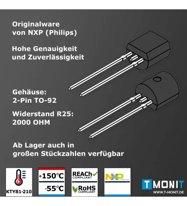 NXP Temperatursensor KTY81-210 KTY81-110 PTC